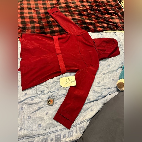 Braetan Peacoat w/ hoodie - Red - Picture 11 of 16